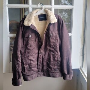 Aeropostale Shearling (Faux) Barn Jacket